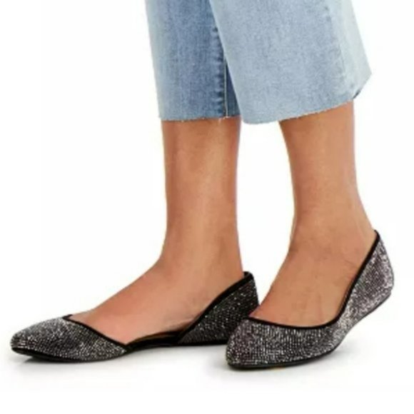 Wild Pair Mabel D'Orsay Flats -5.5 - Picture 6 of 8